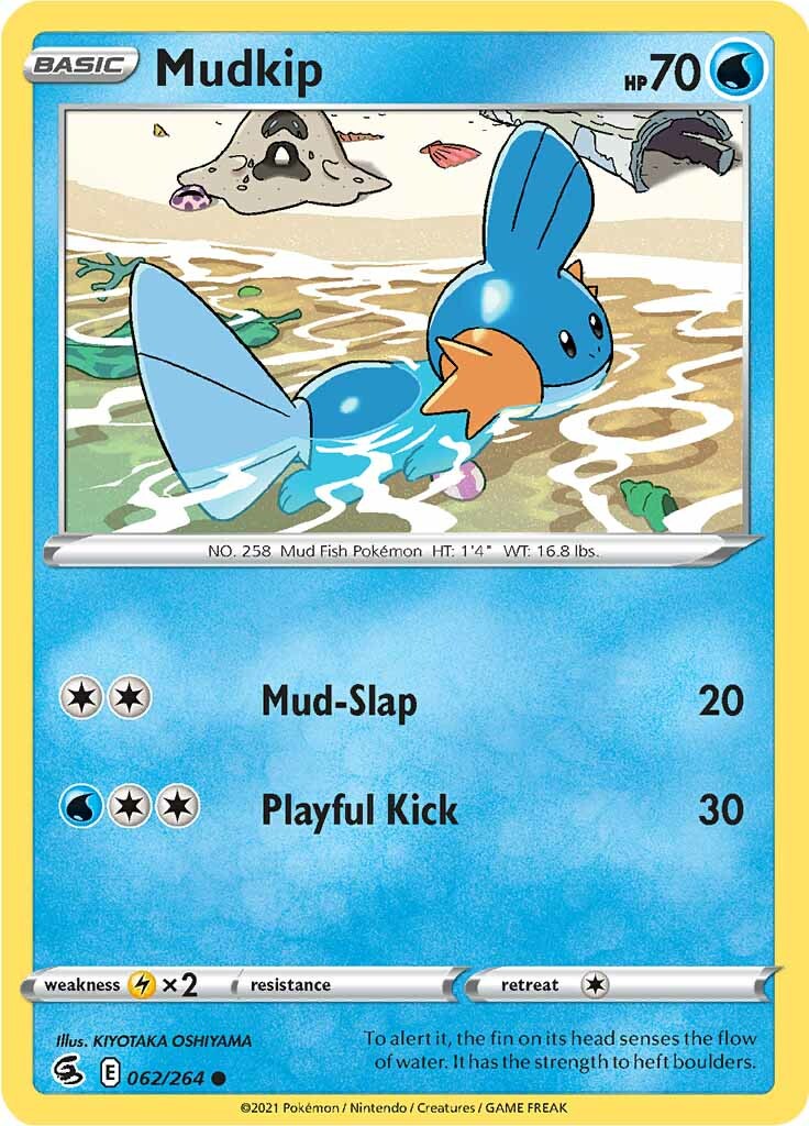 Mudkip (062/264) [Sword & Shield: Fusion Strike] | Exor Games Dartmouth