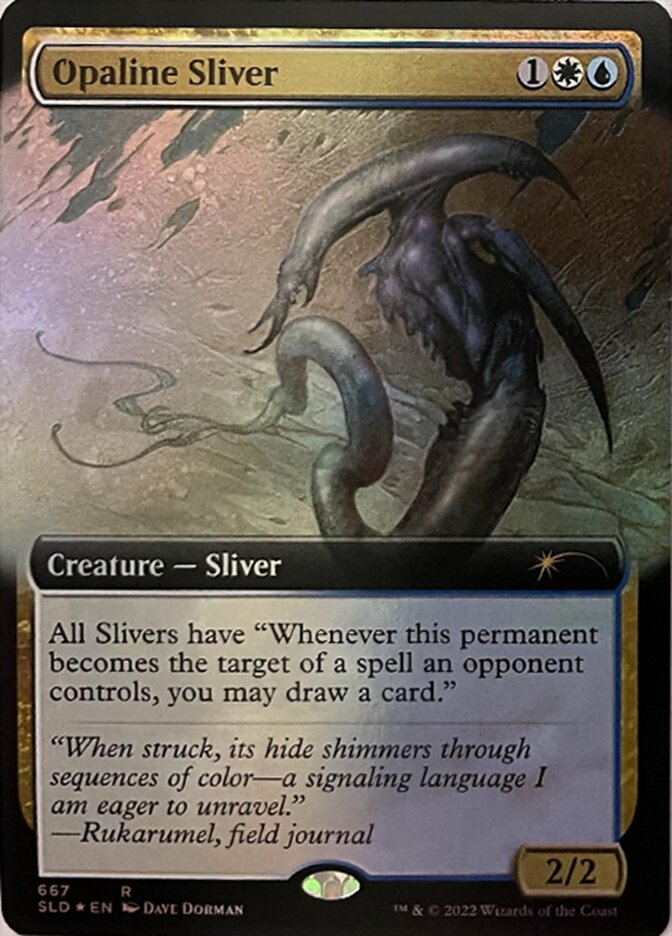 Opaline Sliver (Extended Art) [Secret Lair Drop Promos] | Exor Games Dartmouth