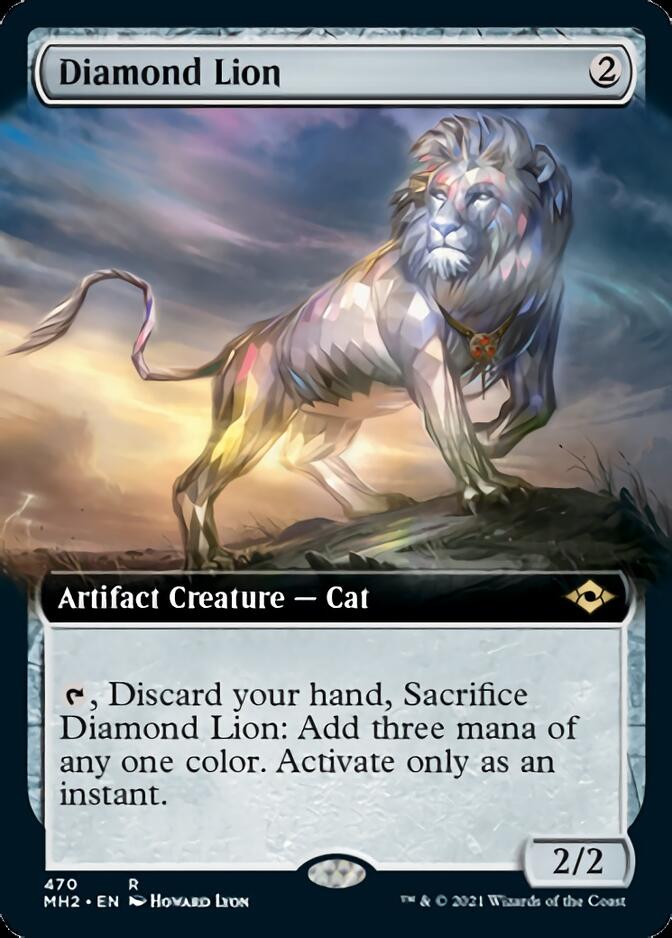 Diamond Lion (Extended Art) [Modern Horizons 2] | Exor Games Dartmouth