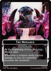 The Monarch (016) // Vibranium (015) Double-Sided Token [Marvel Super Heroes Commander Tokens] | Exor Games Dartmouth