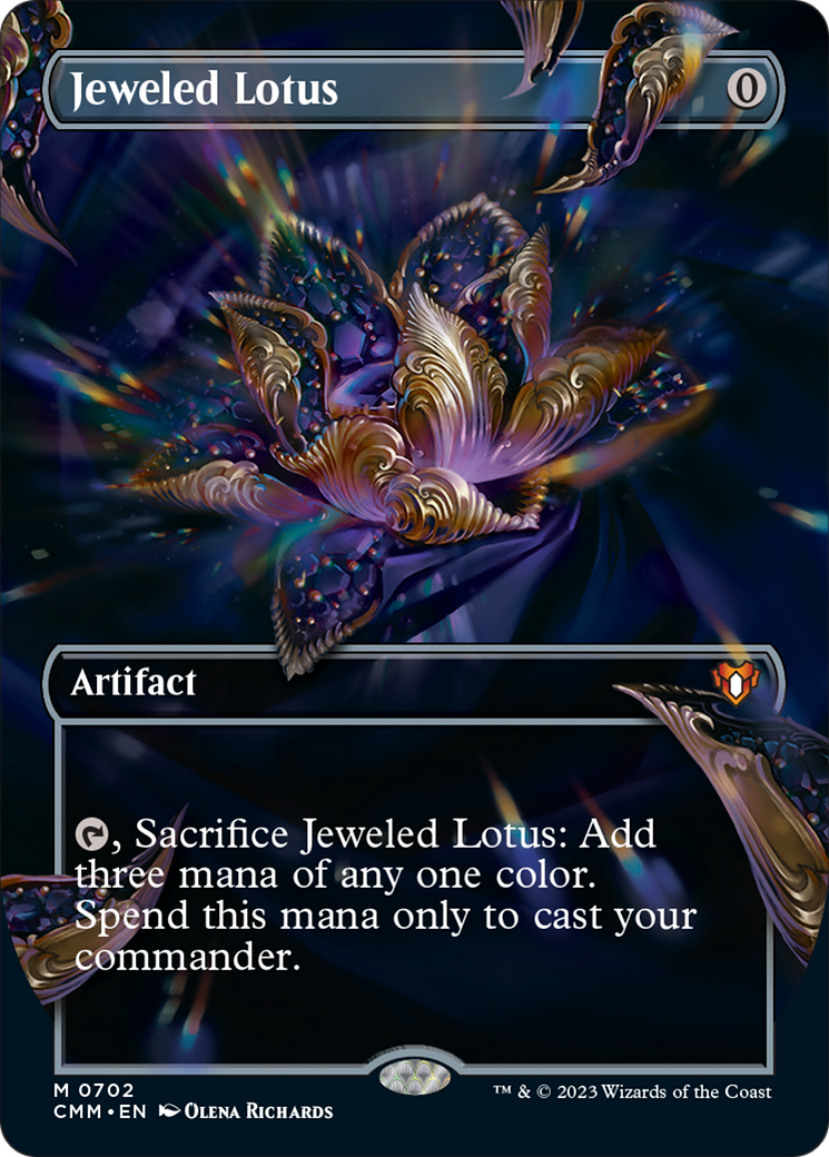 Jeweled Lotus (Borderless Frame Break) [Commander Masters] | Exor Games Dartmouth