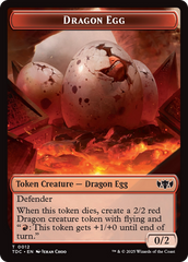 Dragon Egg // Dragon (0013) Double-Sided Token [Tarkir: Dragonstorm Commander Tokens] | Exor Games Dartmouth