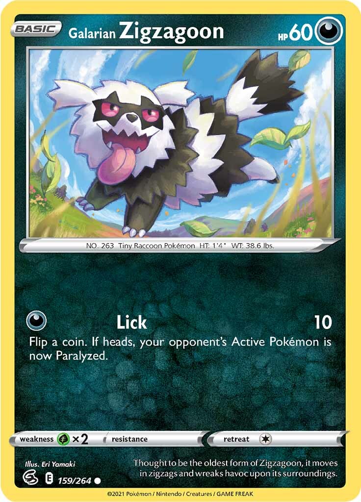 Galarian Zigzagoon (159/264) [Sword & Shield: Fusion Strike] | Exor Games Dartmouth