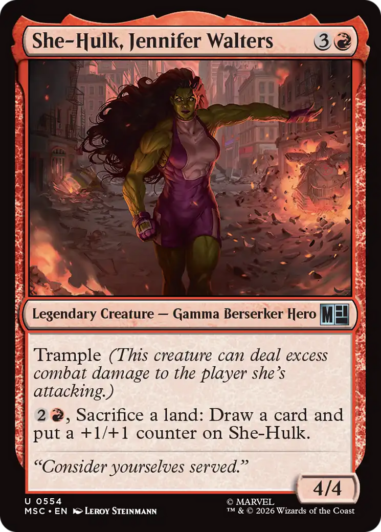 She-Hulk, Jennifer Walters [Marvel Super Heroes Commander] | Exor Games Dartmouth