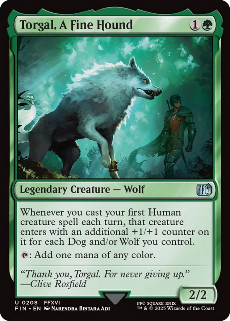 Torgal, A Fine Hound [FINAL FANTASY] | Exor Games Dartmouth