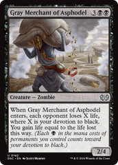 Gray Merchant of Asphodel [Duskmourn: House of Horror Commander] | Exor Games Dartmouth