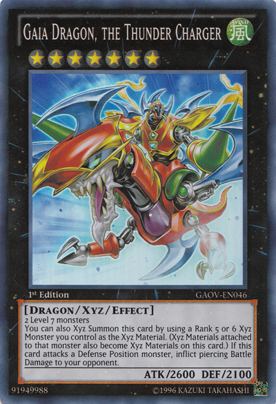 Gaia Dragon, the Thunder Charger [GAOV-EN046] Super Rare | Exor Games Dartmouth