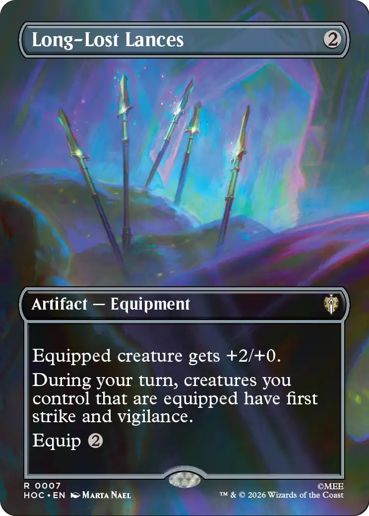 Long-Lost Lances (Borderless) [The Hobbit: Eternal-Legal] | Exor Games Dartmouth