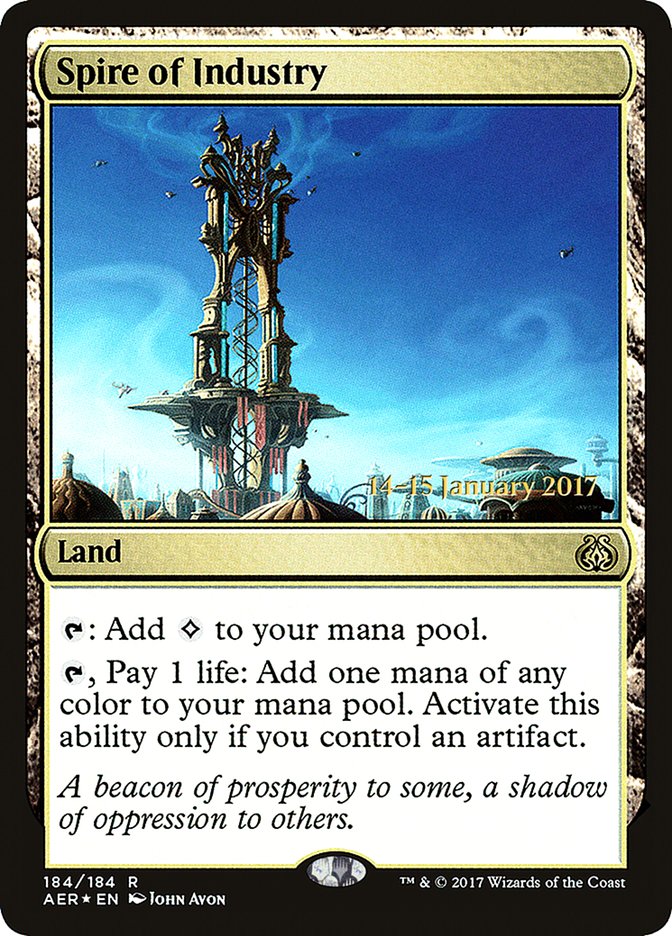 Spire of Industry [Aether Revolt Prerelease Promos] | Exor Games Dartmouth