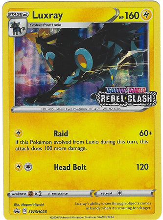 Luxray (SWSH023) (Prerelease Promo) [Sword & Shield: Black Star Promos] | Exor Games Dartmouth