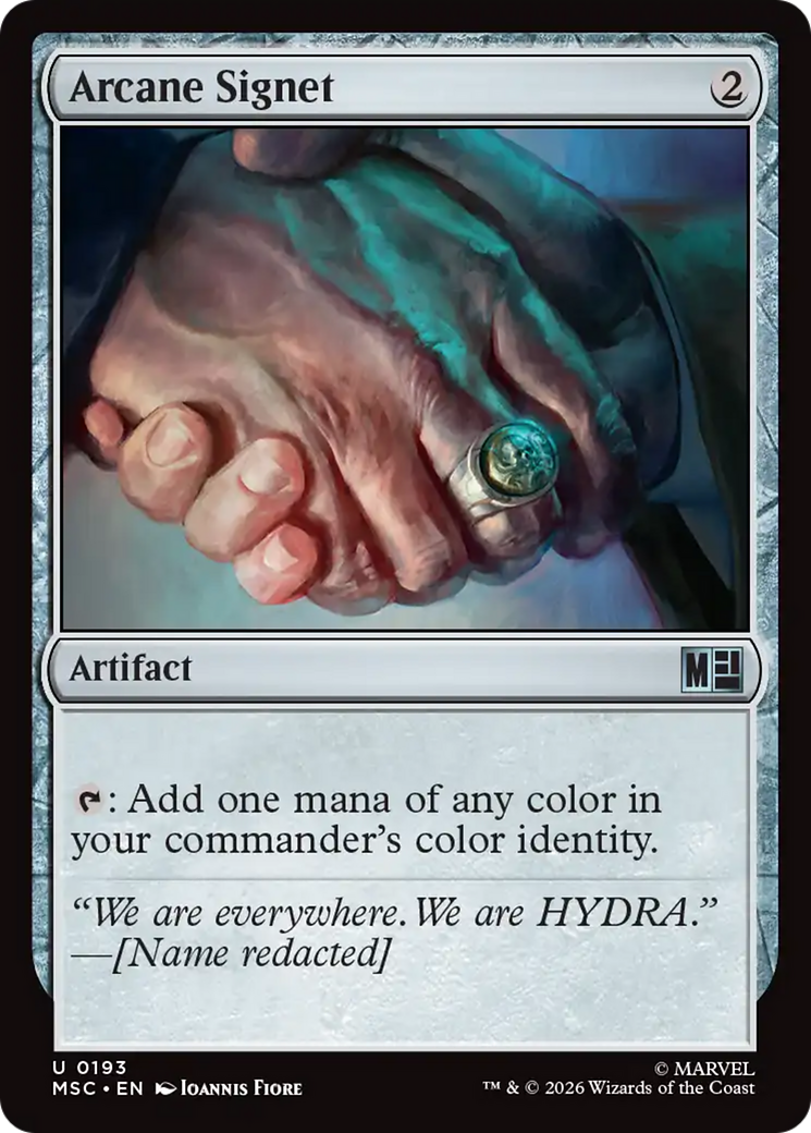 Arcane Signet (0191) (Surge Foil) [Marvel Super Heroes Commander] | Exor Games Dartmouth