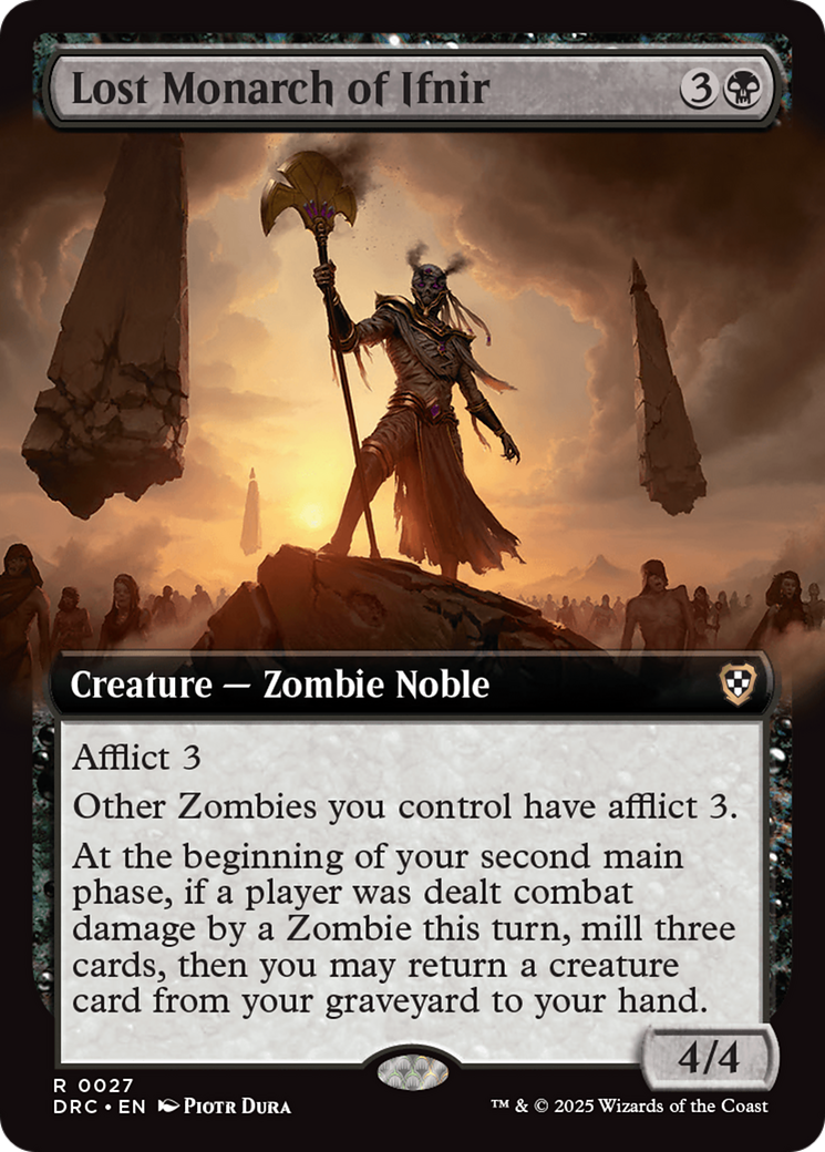 Lost Monarch of Ifnir (Extended Art) [Aetherdrift Commander] | Exor Games Dartmouth