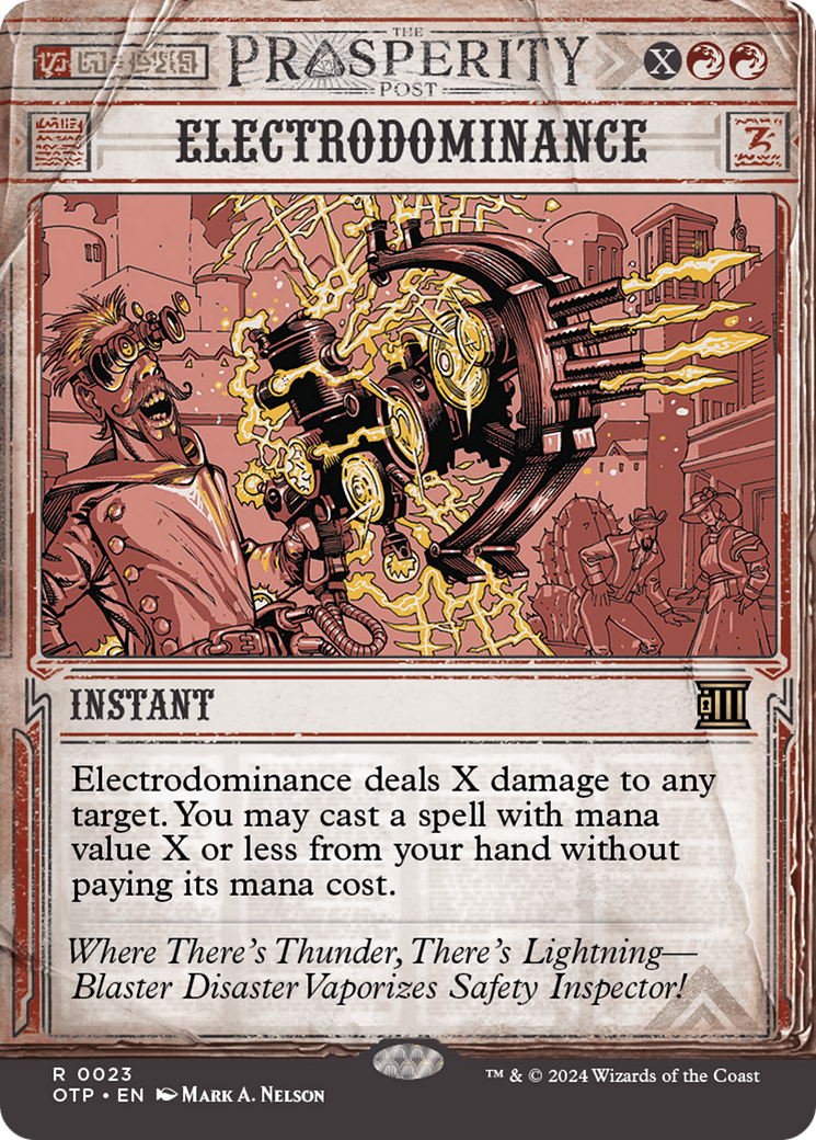 Electrodominance [Outlaws of Thunder Junction: Breaking News] | Exor Games Dartmouth