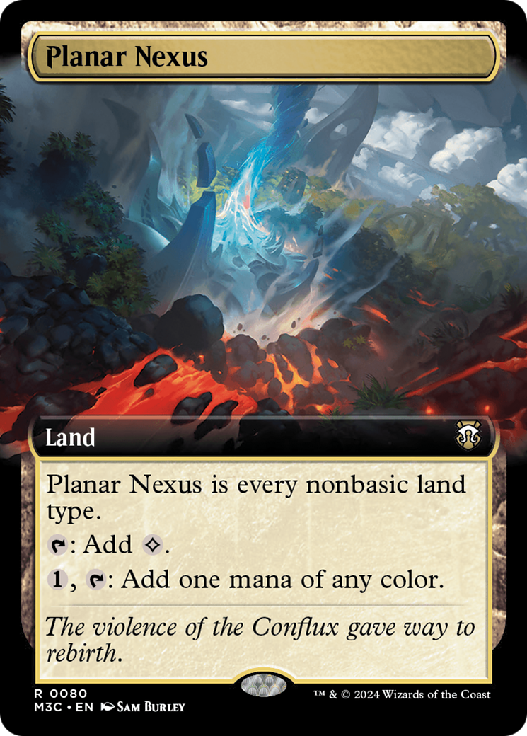 Planar Nexus (Extended Art) (Ripple Foil) [Modern Horizons 3 Commander] | Exor Games Dartmouth