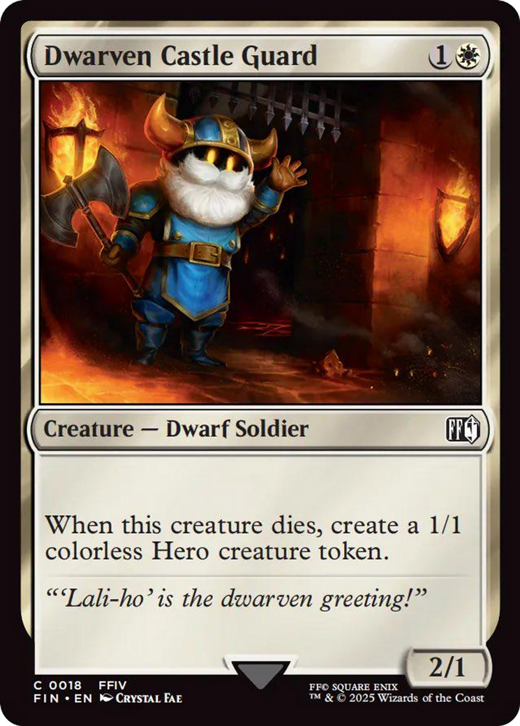 Dwarven Castle Guard [FINAL FANTASY] | Exor Games Dartmouth