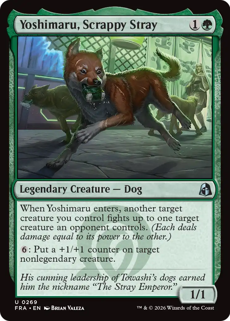Yoshimaru, Scrappy Stray [Reality Fracture] | Exor Games Dartmouth