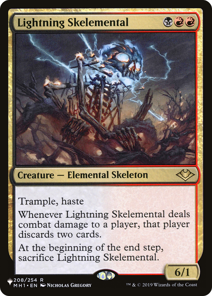 Lightning Skelemental [The List Reprints] | Exor Games Dartmouth