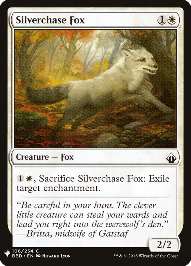 Silverchase Fox [Mystery Booster] | Exor Games Dartmouth