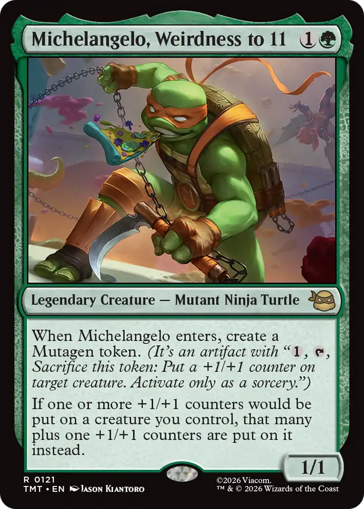 Michelangelo, Weirdness to 11 [Teenage Mutant Ninja Turtles] | Exor Games Dartmouth