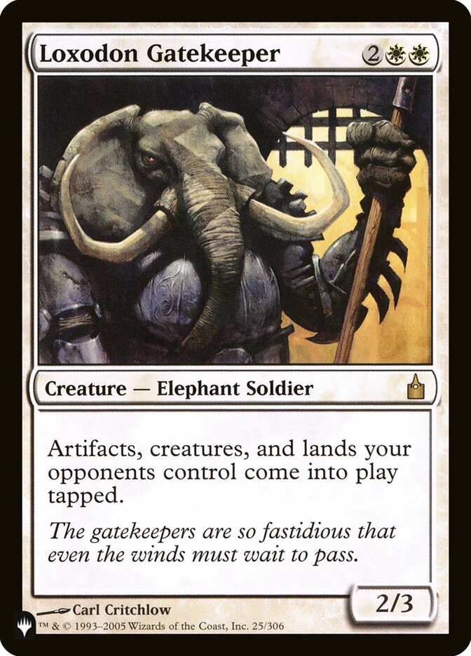 Loxodon Gatekeeper [The List] | Exor Games Dartmouth