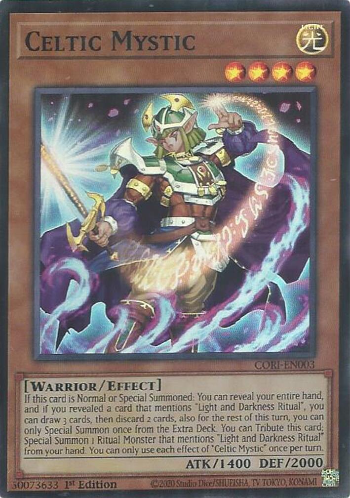 Celtic Mystic [CORI-EN003] Super Rare | Exor Games Dartmouth