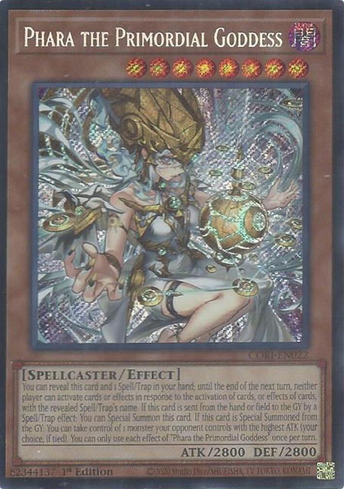 Phara the Primordial Goddess (Secret Rare) [CORI-EN022] Secret Rare | Exor Games Dartmouth