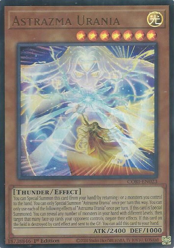 Astrazma Urania [CORI-EN023] Ultra Rare | Exor Games Dartmouth