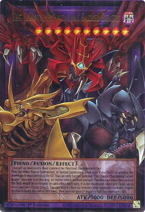 The Chaotic Phantasmal Sacred Beasts [CORI-EN029] Ultra Rare | Exor Games Dartmouth