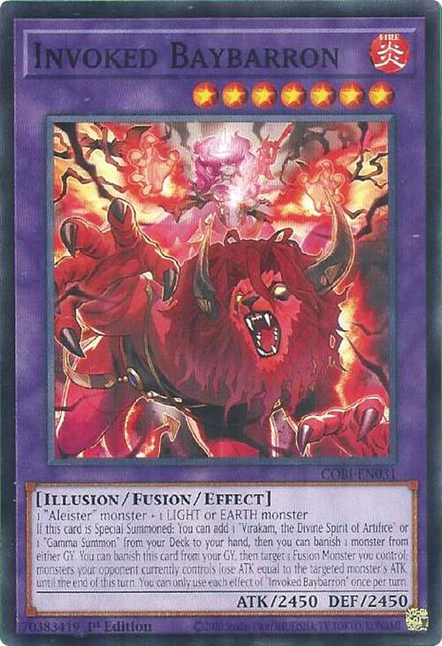 Invoked Baybarron [CORI-EN031] Common | Exor Games Dartmouth