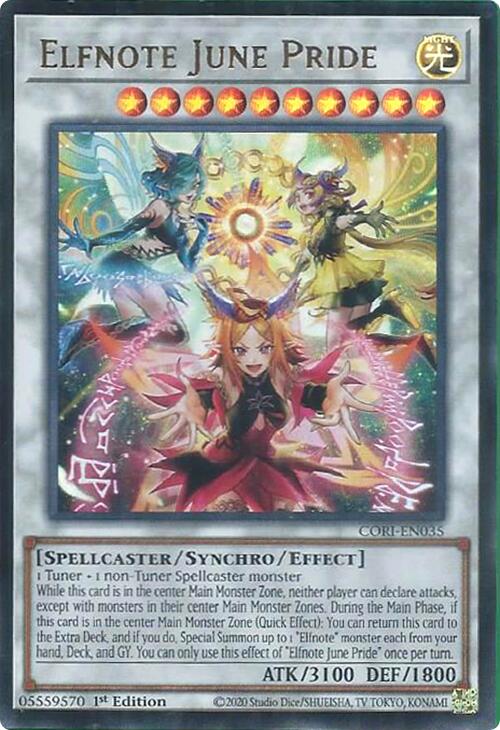 Elfnote June Pride [CORI-EN035] Ultra Rare | Exor Games Dartmouth