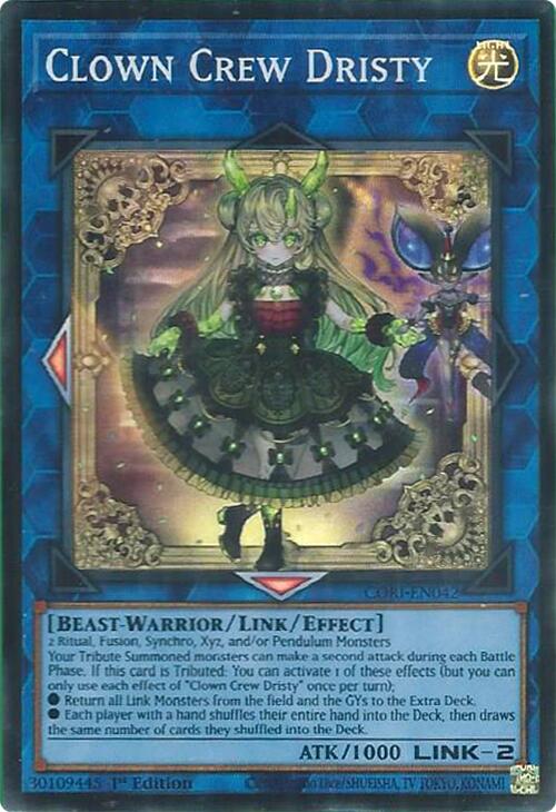 Clown Crew Dristy [CORI-EN042] Super Rare | Exor Games Dartmouth