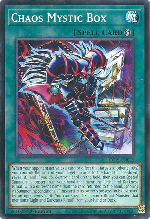 Chaos Mystic Box [CORI-EN045] Common | Exor Games Dartmouth