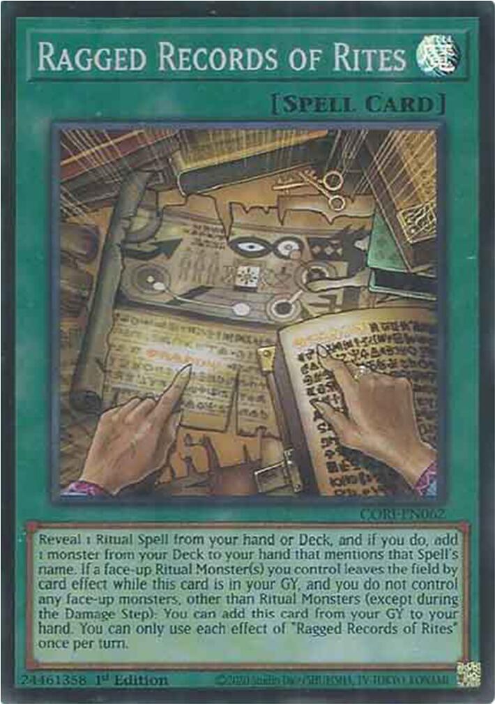 Ragged Records of Rites [CORI-EN062] Super Rare | Exor Games Dartmouth