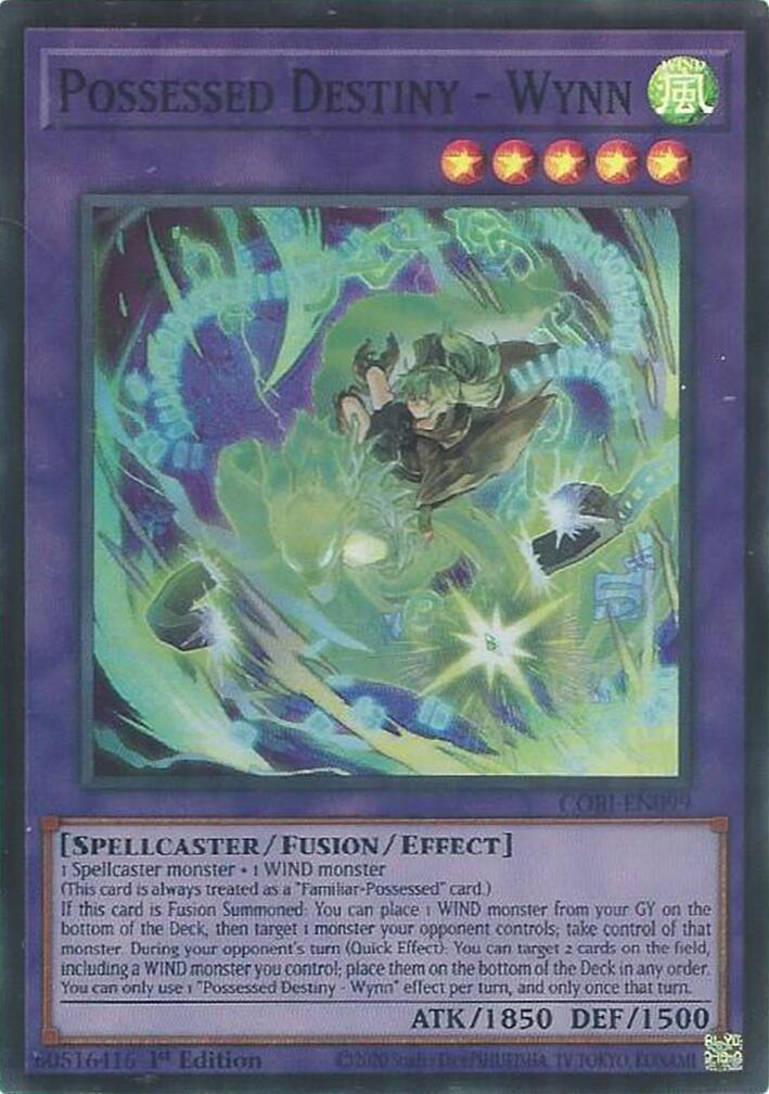Possessed Destiny - Wynn [CORI-EN099] Super Rare | Exor Games Dartmouth