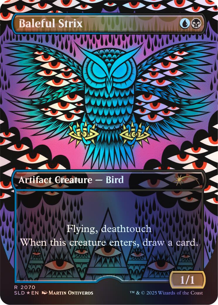 Baleful Strix (2070) (Rainbow Foil) [Secret Lair Drop Series] | Exor Games Dartmouth