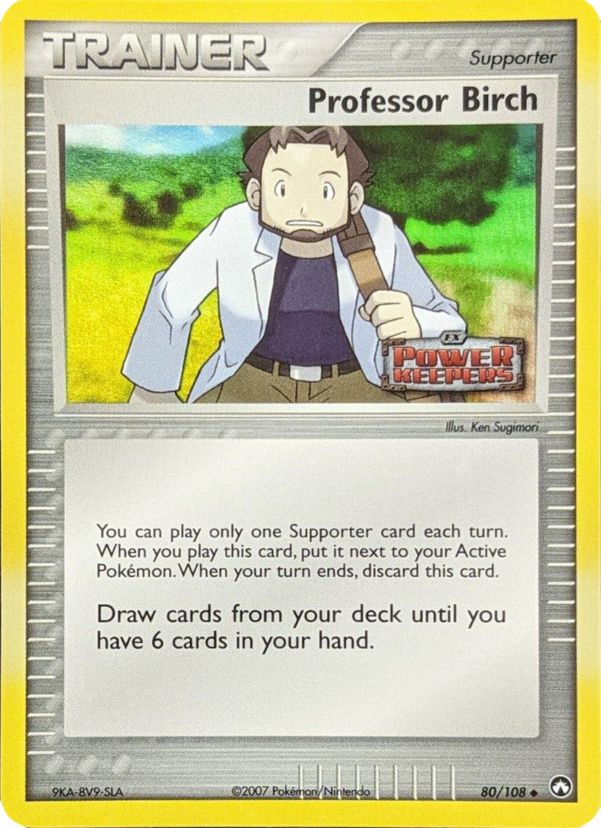 Professor Birch (80/108) (Stamped) [EX: Power Keepers] | Exor Games Dartmouth