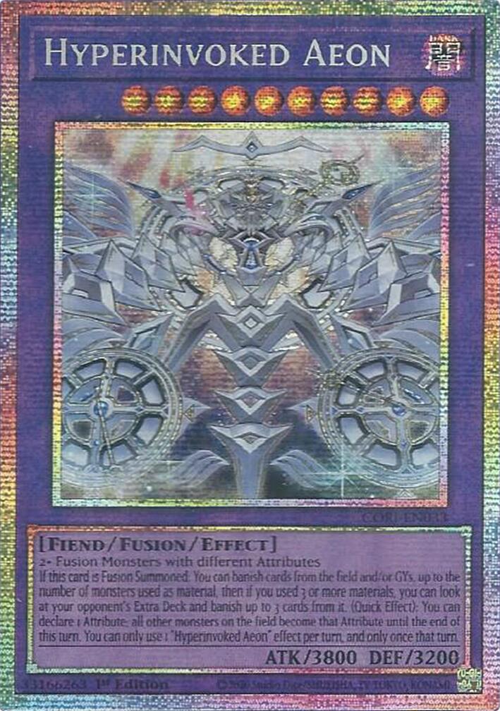 Hyperinvoked Aeon (Starlight Rare) [CORI-EN033] Starlight Rare | Exor Games Dartmouth