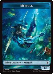 Merfolk // Doombot Double-Sided Token [Marvel Super Heroes Tokens] | Exor Games Dartmouth