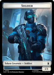 Villain // Soldier Double-Sided Token [Marvel Super Heroes Tokens] | Exor Games Dartmouth