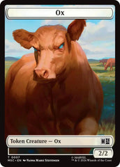 Ox // Vibranium Double-Sided Token [Marvel Super Heroes Commander Tokens] | Exor Games Dartmouth