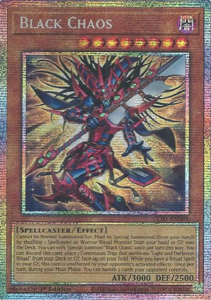 Black Chaos (Starlight Rare) [CORI-EN001] Starlight Rare | Exor Games Dartmouth