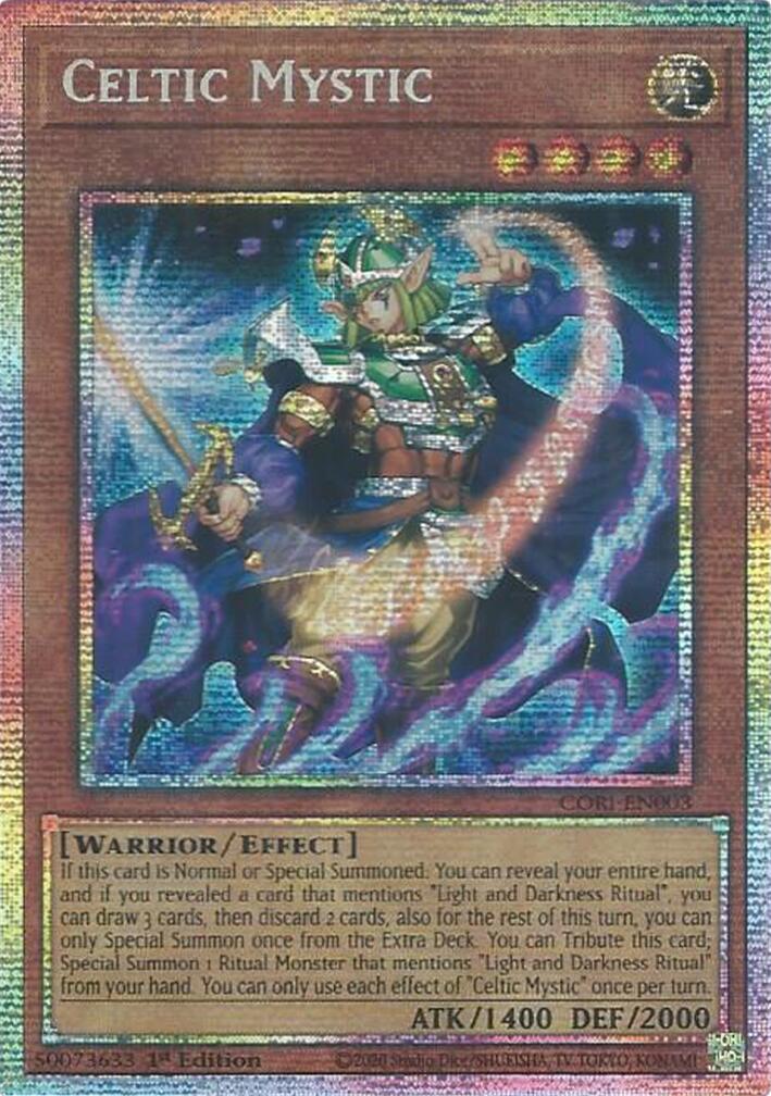 Celtic Mystic (Starlight Rare) [CORI-EN003] Starlight Rare | Exor Games Dartmouth