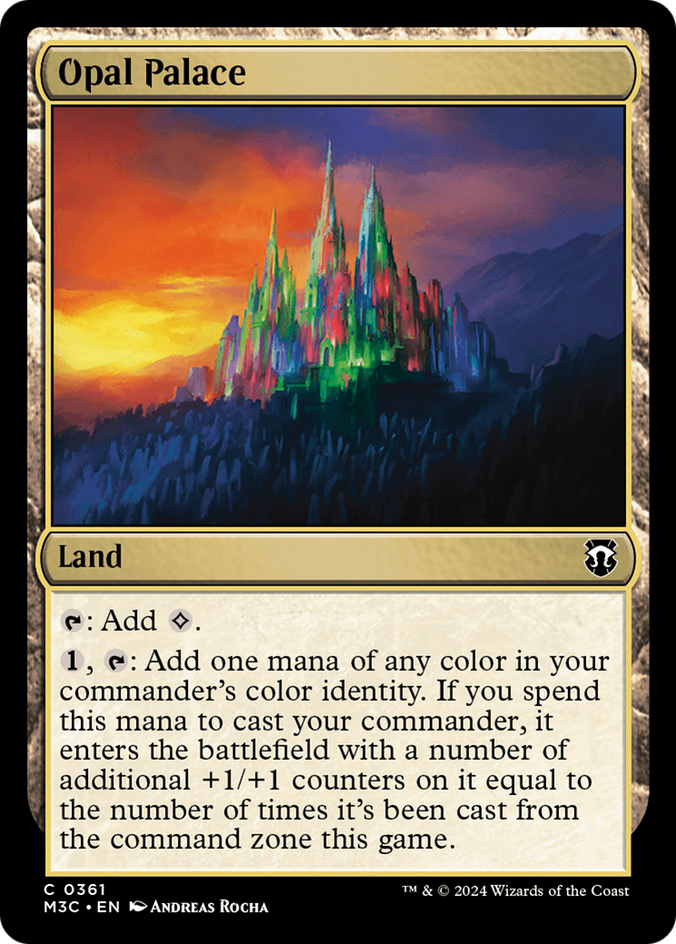 Opal Palace (Ripple Foil) [Modern Horizons 3 Commander] | Exor Games Dartmouth
