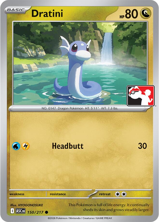 Dratini (150/217) [Prize Pack Series Nine] | Exor Games Dartmouth