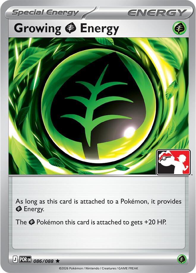 Growing Grass Energy (086/088) [Prize Pack Series Nine] | Exor Games Dartmouth
