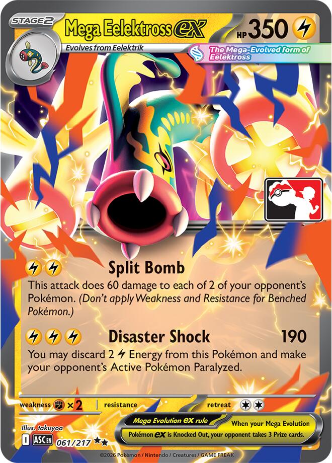 Mega Eelektross ex (061/217) [Prize Pack Series Nine] | Exor Games Dartmouth