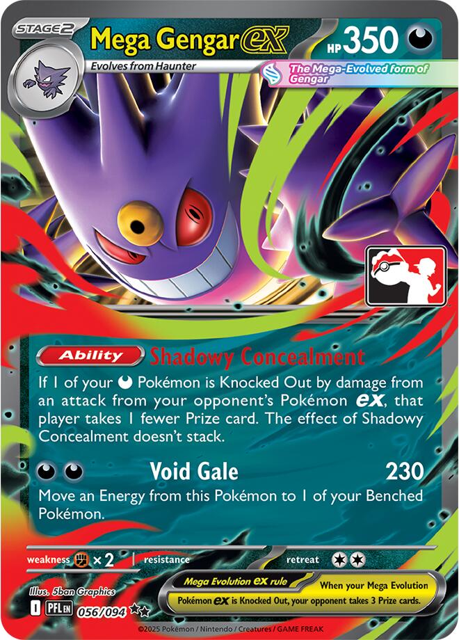 Mega Gengar ex (056/094) [Prize Pack Series Nine] | Exor Games Dartmouth