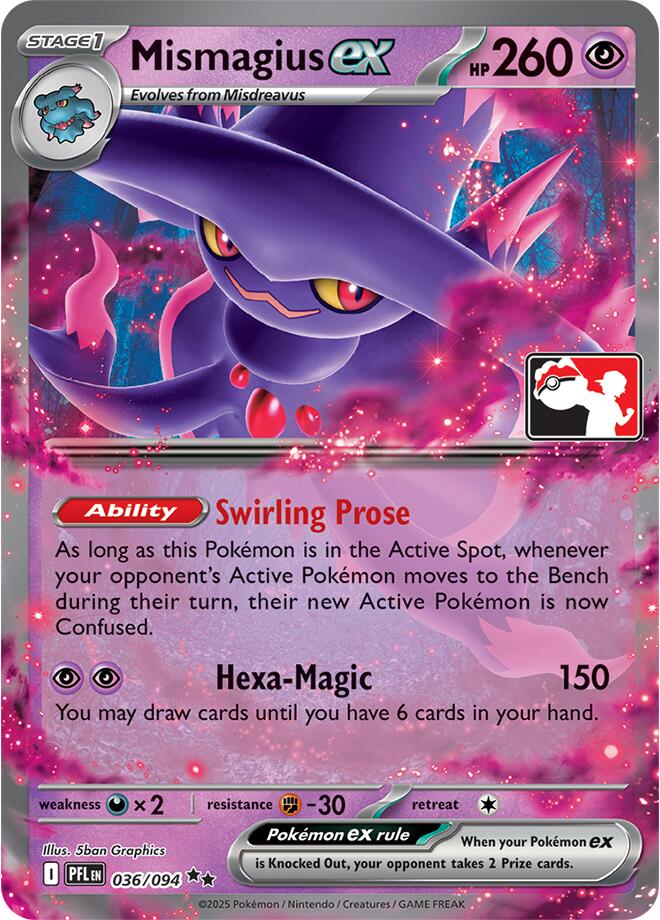 Mismagius ex (036/094) [Prize Pack Series Nine] | Exor Games Dartmouth