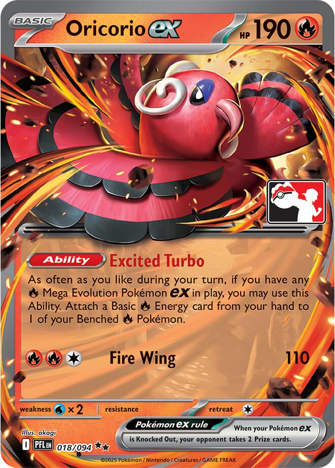 Oricorio ex (018/094) [Prize Pack Series Nine] | Exor Games Dartmouth