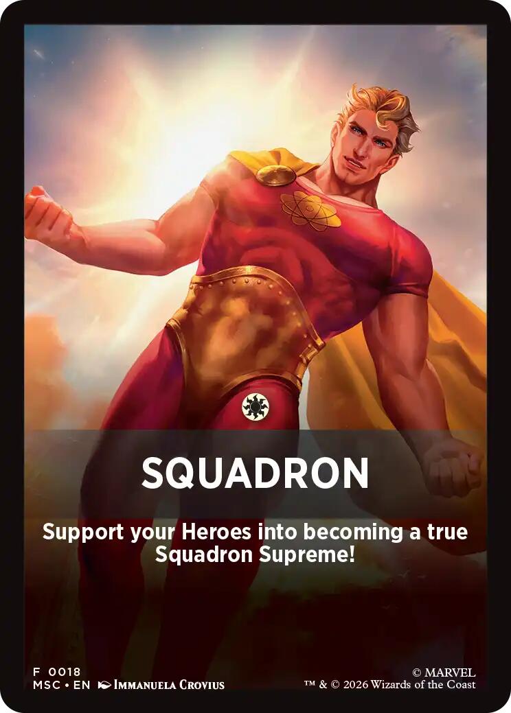 Squandron Theme Card [Marvel Super Heroes Commander] | Exor Games Dartmouth